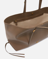 Bolso shopper mediano de piel con detalles metálicos -  | Pinko