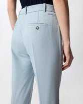 Flared trousers with pressed pleat detail -  | Pinko
