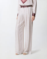 Trousers with tie motif -  | Pinko