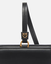 Portafoglio compatto in pelle con laccio da polso -  | Pinko