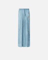 Fluid trousers with placed jewel print -  | Pinko
