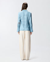 Camicia fluida con stampa gioiello piazzata -  | Pinko