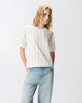 T-shirt con righe gioiello -  | Pinko