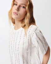 T-shirt con righe gioiello -  | Pinko