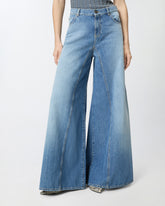 Super wide leg flared jeans -  | Pinko
