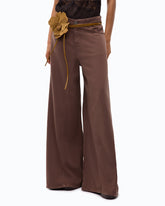 Ausgestellte Jeans mit Super Wide Leg -  | Pinko