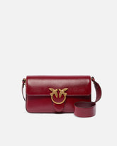 Średnia torebka na ramię Love Bag One Slouchy z międlonej skóry -  | Pinko