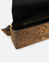 Borsa a spalla media Love Bag One Slouchy in suede leopardato -  | Pinko