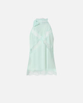 Top à encolure américaine et dentelle -  | Pinko