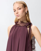 Gonna lunga a portafoglio con fiocco in pizzo -  | Pinko