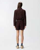 Camicia cropped con ricamo sangallo -  | Pinko