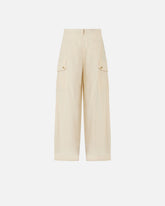 Pantaloni fluidi in cotone -  | Pinko