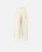 Pantaloni fluidi in cotone -  | Pinko