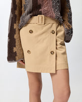 Μίνι φούστα με κουμπιά και ζώνη -  | Pinko