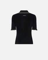 Maglia a costine con bordi gioiello -  | Pinko