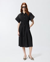 Midi shirt dress with belt -  | Pinko