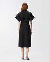 Abito chemisier midi con cintura -  | Pinko