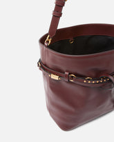 Borsa a spalla media Bucket Belt Bag in pelle -  | Pinko