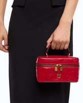 Borsa a tracolla piccola in pelle lucida -  | Pinko