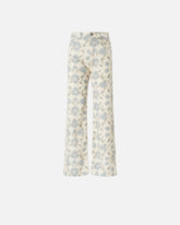 Pantaloni wide leg con stampa Cottage Flower -  | Pinko