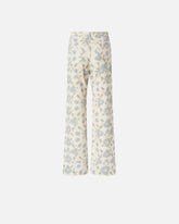 Pantaloni wide leg con stampa Cottage Flower -  | Pinko