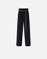 Trousers with jewelled belt -  | Pinko