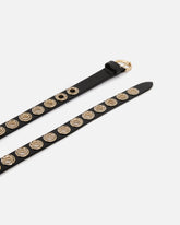 Cintura in pelle con occhielli gioiello 2 cm -  | Pinko