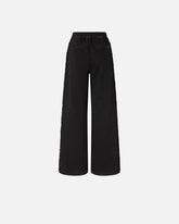 Pantaloni in denim con banda laterale in pizzo -  | Pinko