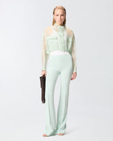 Pantaloni svasati con piega stirata -  | Pinko