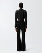 Παντελόνι με κεντημένα κοσμηματικά τριαντάφυλλα -  | Pinko