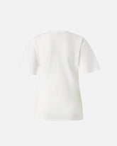T-shirt con drappeggio e dettaglio dorato -  | Pinko