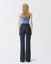 Pantaloni con motivo geometrico e floreale -  | Pinko