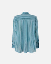 Camisa de algodón a rayas con bolsillos -  | Pinko