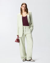 Pantaloni con cintura - Grigio | Pinko
