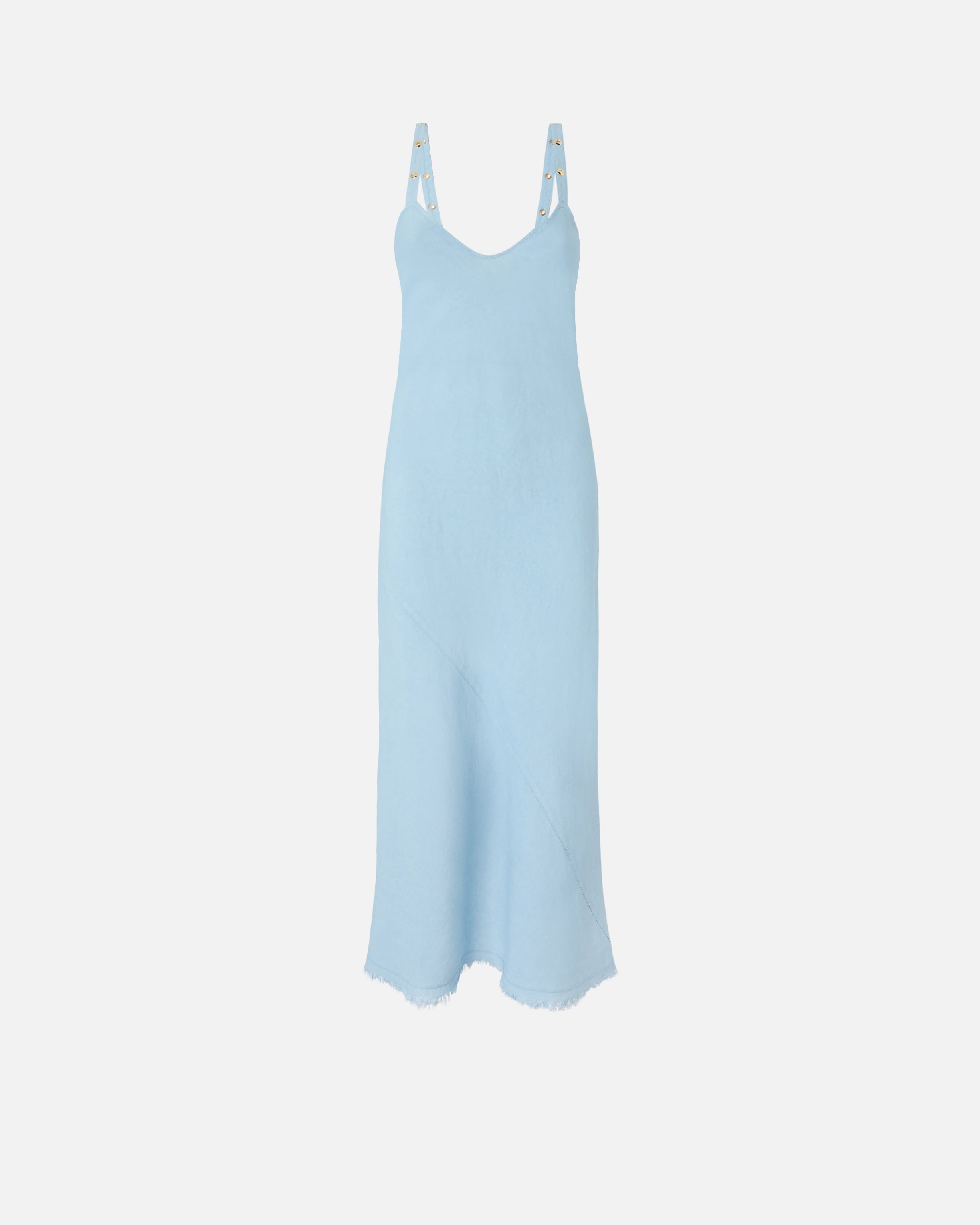 Midi slip dress with decorated straps | Pinko Midi slip dress with decorated straps | Pinko