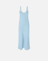 Abito slipdress midi con spalline decorate -  | Pinko