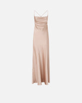 Abito slipdress lungo in satin -  | Pinko