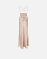 Abito slipdress lungo in satin -  | Pinko