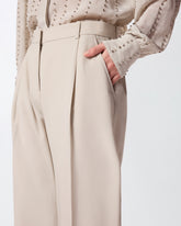 Pantaloni fluidi con piega stirata -  | Pinko