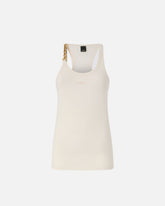 Sleeveless top with chain -  | Pinko