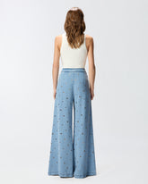 Jeans in denim con occhielli -  | Pinko