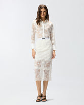 Gonna midi in pizzo con spacchetti -  | Pinko