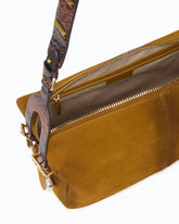 Keeper Bag medium shoulder bag in spray-effect suede -  | Pinko