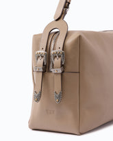 Bolso de hombro grande Keeper Bag de piel new biker -  | Pinko