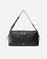 Duża skórzana torba na ramię Keeper Bag new biker -  | Pinko