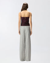 Top in pizzo floreale con spalline -  | Pinko