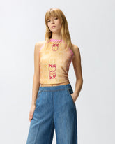 Top copricostume con logo Love Birds -  | Pinko