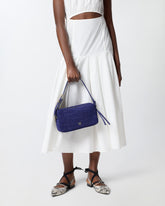 Borsa bauletto a tracolla media in pelle stampa coccodrillo -  | Pinko