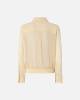 Semi-sheer shirt with metallic details -  | Pinko