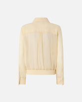 Semi-sheer shirt with metallic details -  | Pinko